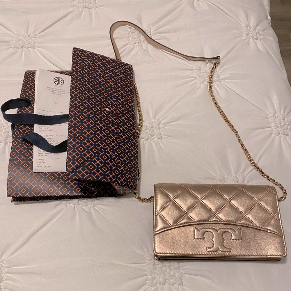 Brand new Tory Burch Rose Gold- Never used or worn